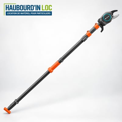 Coupe branche sur perche gardena haubourd in loc
