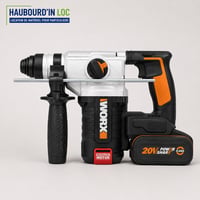 Perforateur sans fil worx wx380 1 haubourd in loc