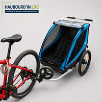 Remorque velo enfant et bebe haubourd in loc