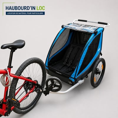 Remorque velo enfant et bebe haubourd in loc