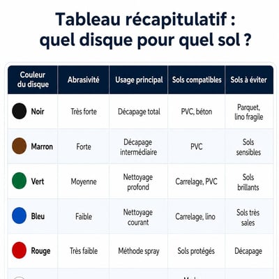 Tableau de choix couleur monobrosse haubourd in loc